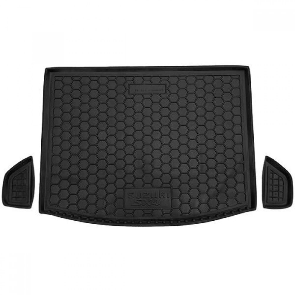 Автомобільний килимок в багажник Suzuki SX4 2014- (верхня полиця) AVTO-Gumm