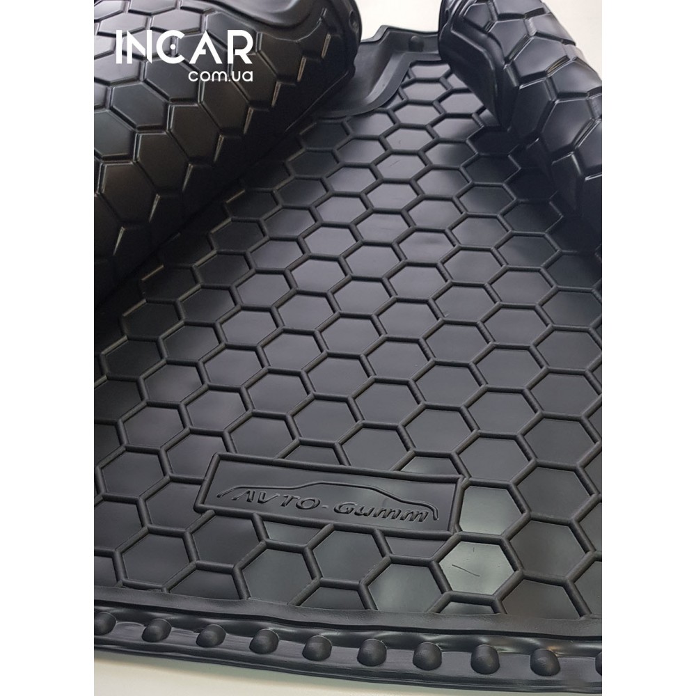 Автомобільний килимок в багажник Peugeot Rifter/ Berlingo 2019- (длин.база) AVTO-Gumm